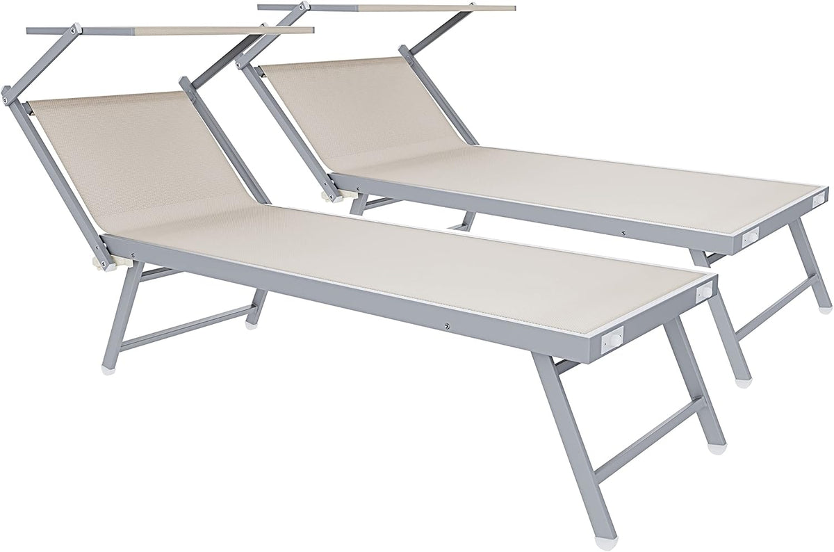 lettini Bricozone 182 x 60 x 38 cm Pieghevole Alluminio