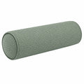 Cuscino cilindrico 15 x 45 cm in tessuto verde salvia - supporto decorativo