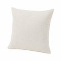 Cuscino decorativo 45 x 45 cm in tessuto avorio - stile minimal per arredamento