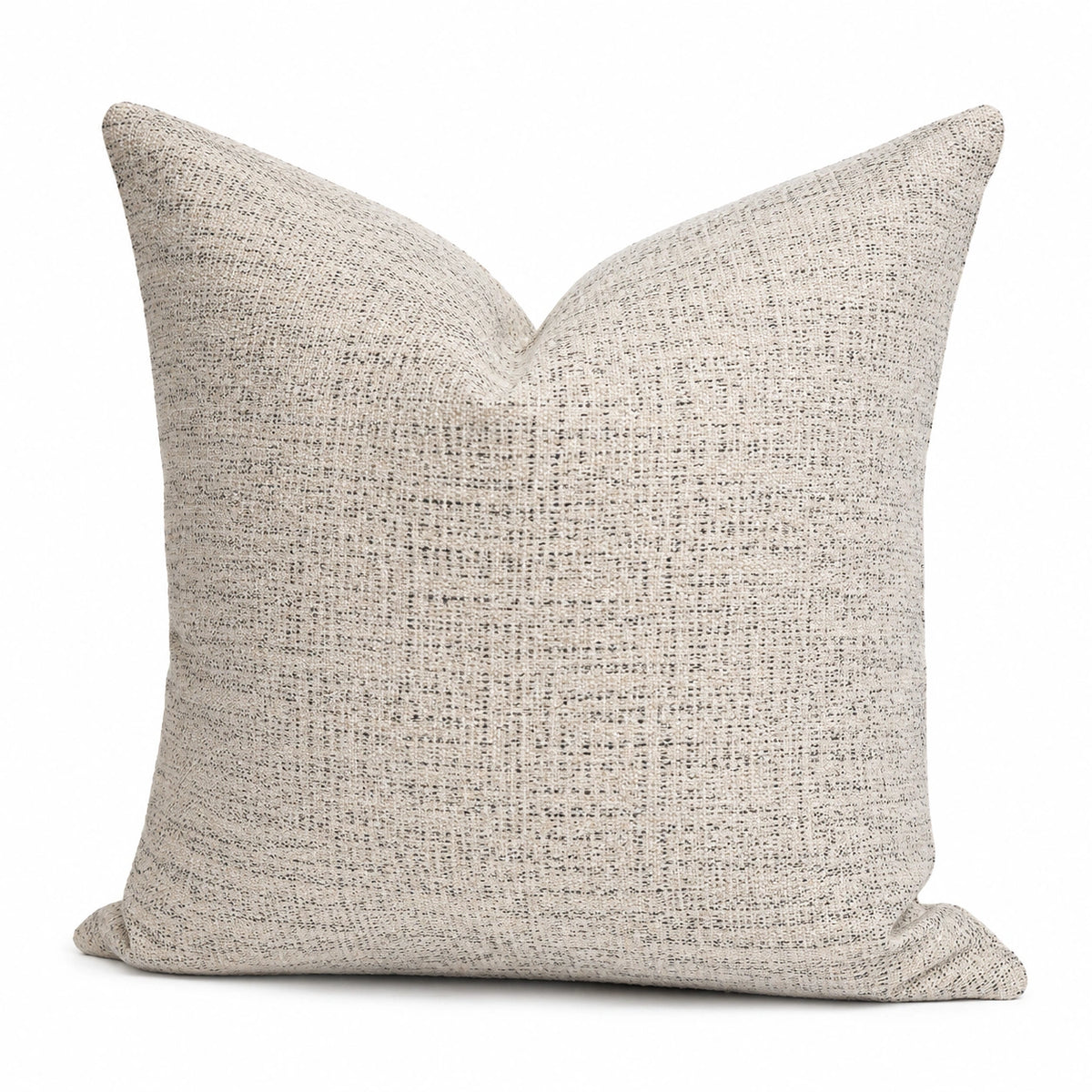 Cuscino decorativo 45 x 45 cm in tessuto beige/grigio per divano stile moderno