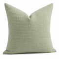 Cuscino decorativo 45 x 45 cm in tessuto verde salvia - stile moderno per divano e letto