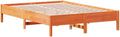 vidaXL letto 160x200 cm marrone