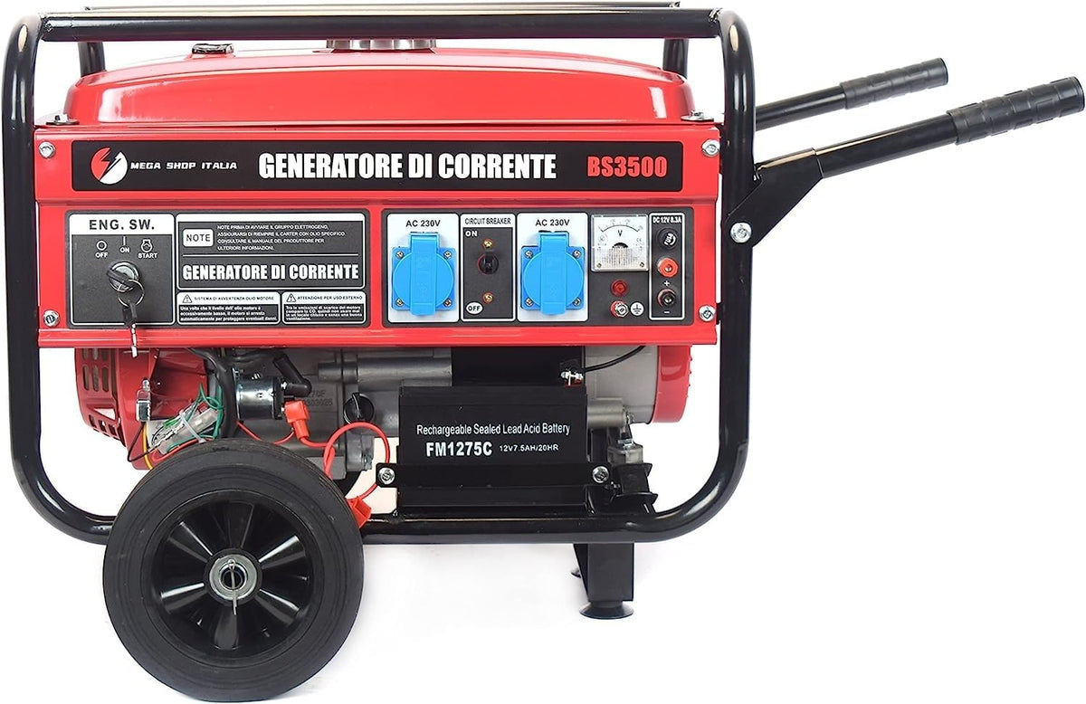 generatori Megashopitalia 3000W con Ruote