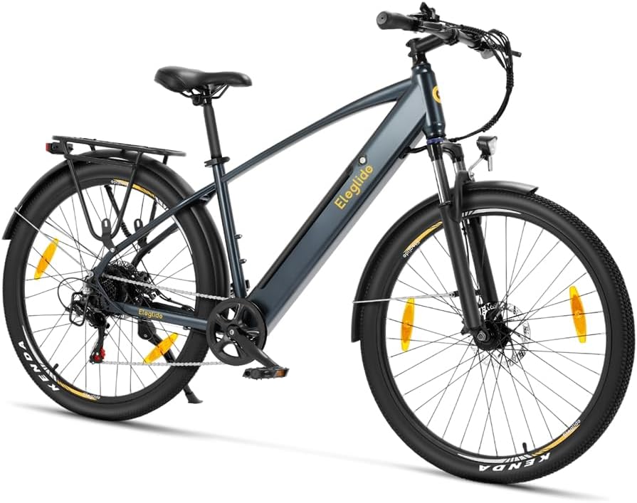 bicicletta Eleglide 27,5' 250 W, con batteria da 13 Ah, Shimano a 7 ozze, per uomo e donna, freni a doppio disco