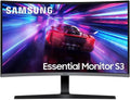 Samsung monitor S32D396GAU 32' Full HD, Curvo (1500R), Ingresso Audio, Eye Saver Mode, Flicker Free