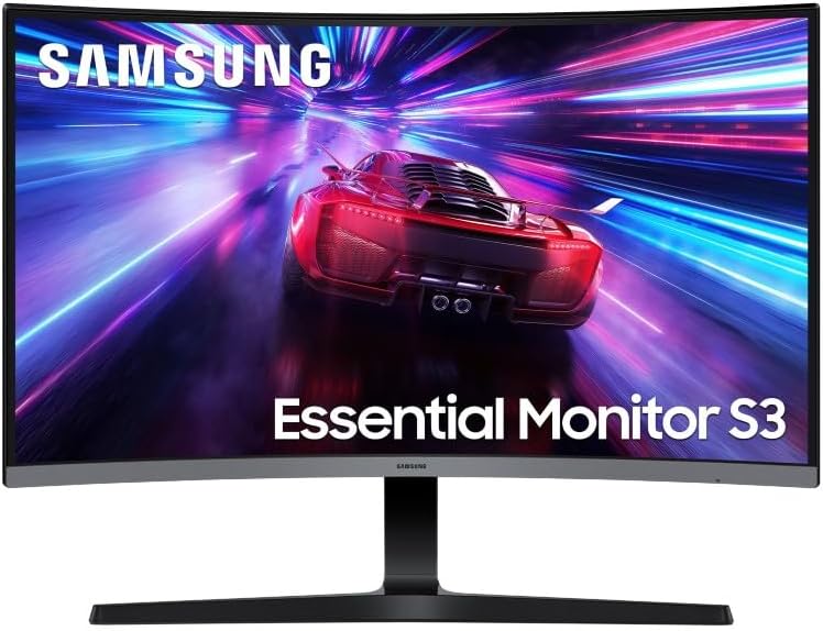 Samsung monitor S32D396GAU 32' Full HD, Curvo (1500R), Ingresso Audio, Eye Saver Mode, Flicker Free