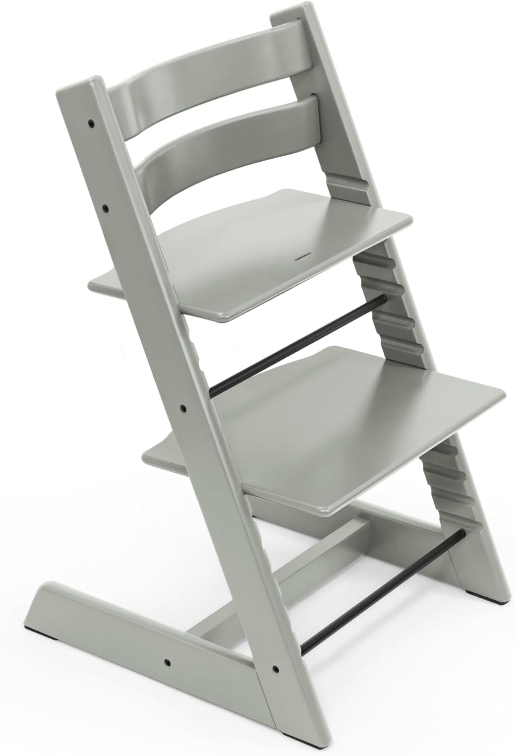 sedia STOKKE Mega Tripp Trapp Set Sedia - Faggio Glacier Green incl. Newborn Set Grigio e Baby Set V2 Glacier Green regolabile