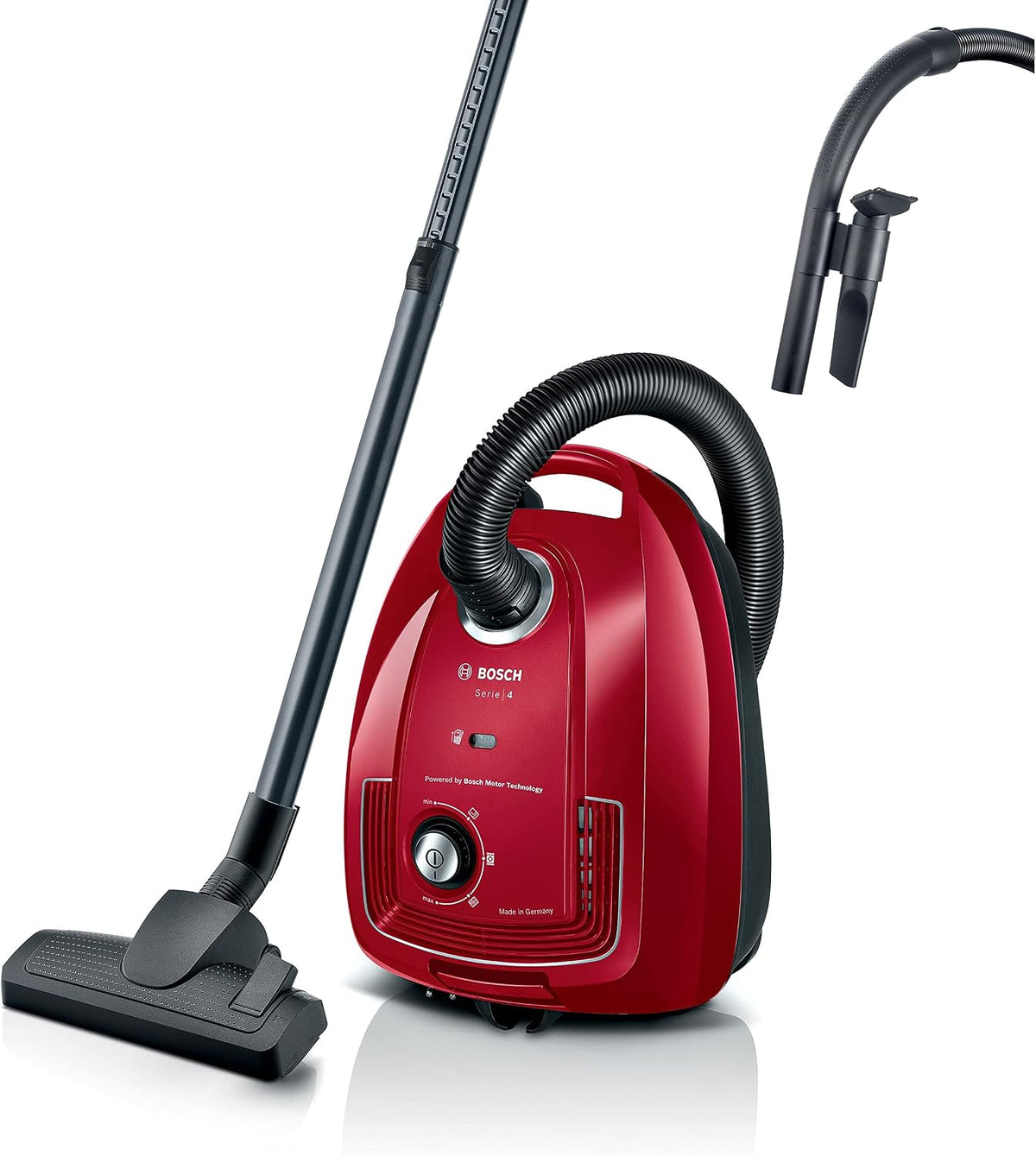 Bosch aspirapolvere BGB38RD2 rosso