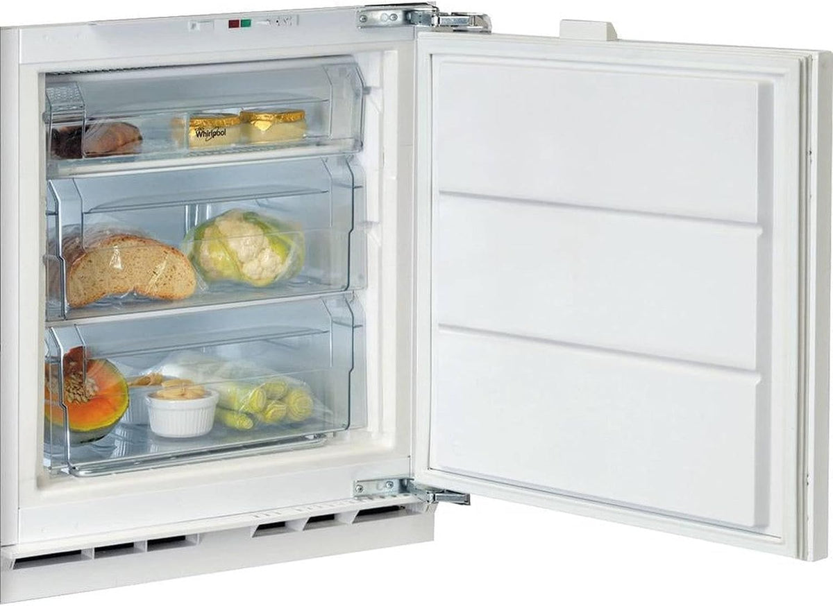 Whirlpool congelatore verticale WBUFZ011 91 litri 10 kg, congelamento 10 kg/24h, Classe energetica E