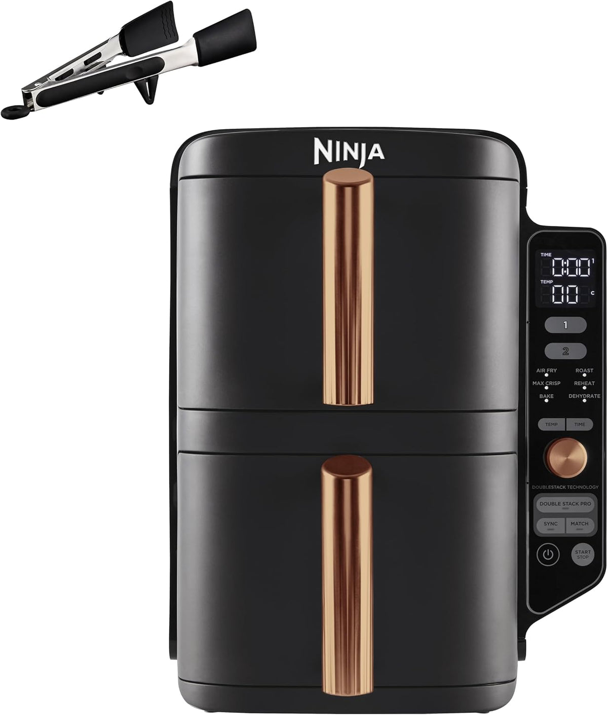 friggitrice ad aria Ninja SL400EUCP nero, Ninja Double Stack XL