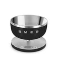 Smeg bilance digitali KSC01BLMWW 5kg, Inox, Bilancia da Cucina Digitale KSC01BLMWW, Ciotola in Acciao Inox Removibile