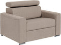 Vente-unique poltrona 70 cm 14 cm beige