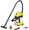 KÄRCHER aspiratore solidi liquidi a batteria WD 3-18 S V-17/20, filtro a cartuccia, tubo di aspirazione: 2 m