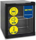 METRO Professional mini frigoriferi 220-240V 46 L Regolabile nero