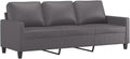divano vidaXL 180 cm grigio