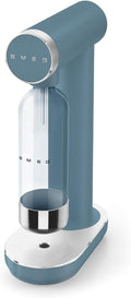 Smeg gasatori d'acqua SKC01SBM blu, Bottiglia da 800 ml, Cilindro CO2 Non Incluso, Storm Blue Matte