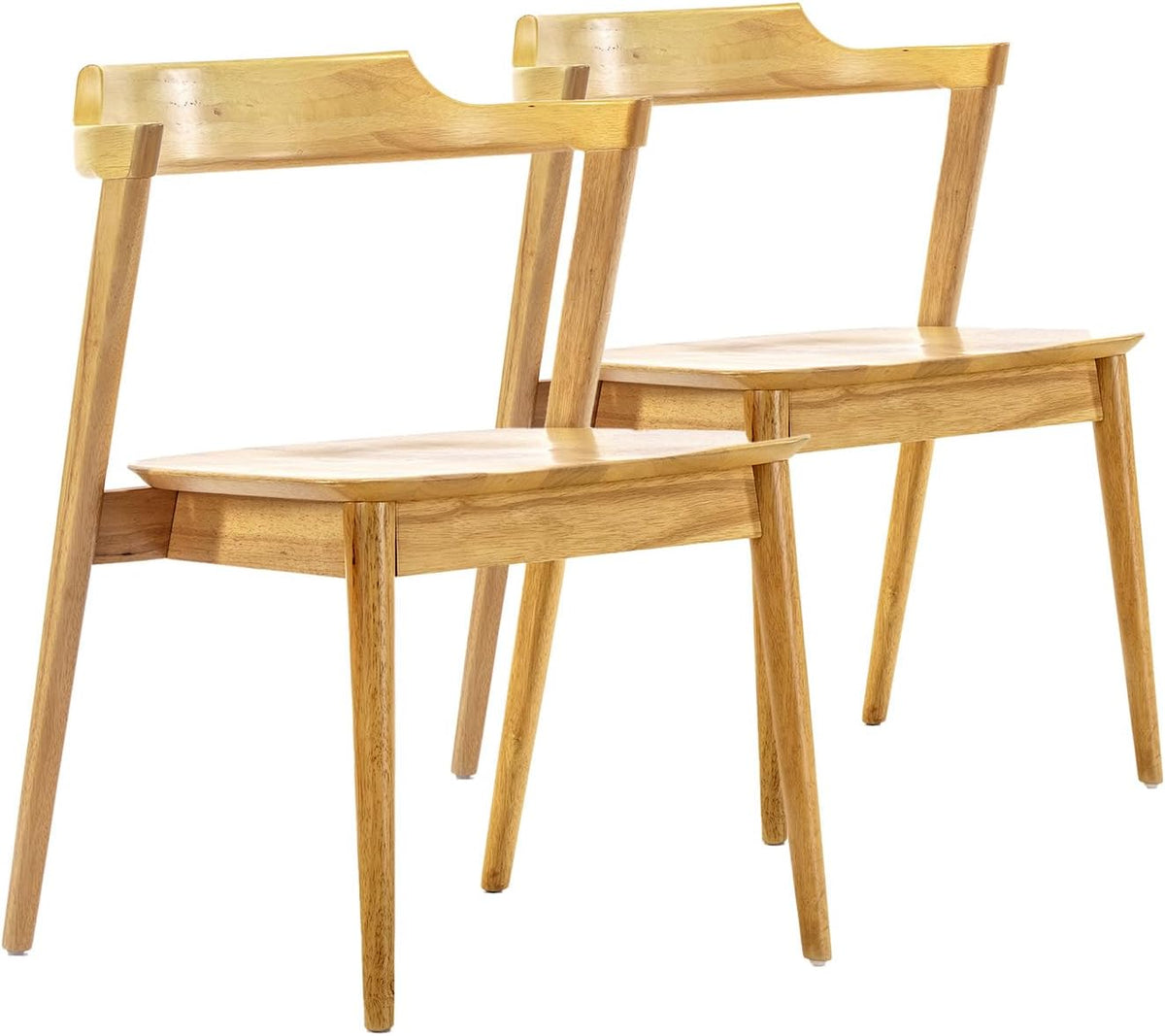 sedie VS Venta-stock 58 cm 57,5 cm 76 cm, VS Venta-stock Pack 2 sedie Venus color Rovere, legno massiccio