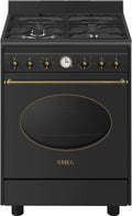 forno elettrico Smeg CO60GMAN2 60 Cm A Gas antracite, Estetica Coloniale, Classe Energetica A