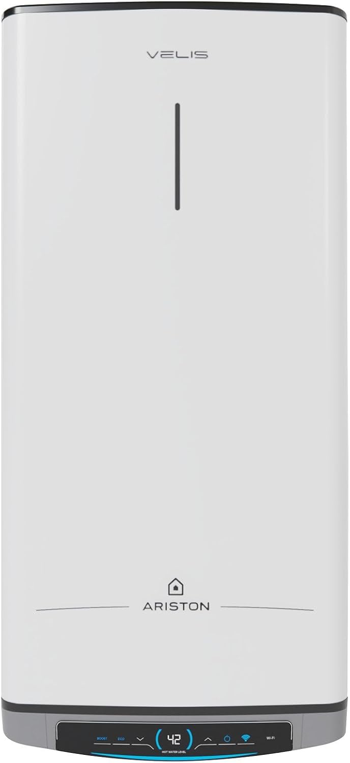 scaldabagno Ariston 50 Litri Wifi, Funzione ECO-EVO e Check Temperatura Remoto, Compatibile con Alexa