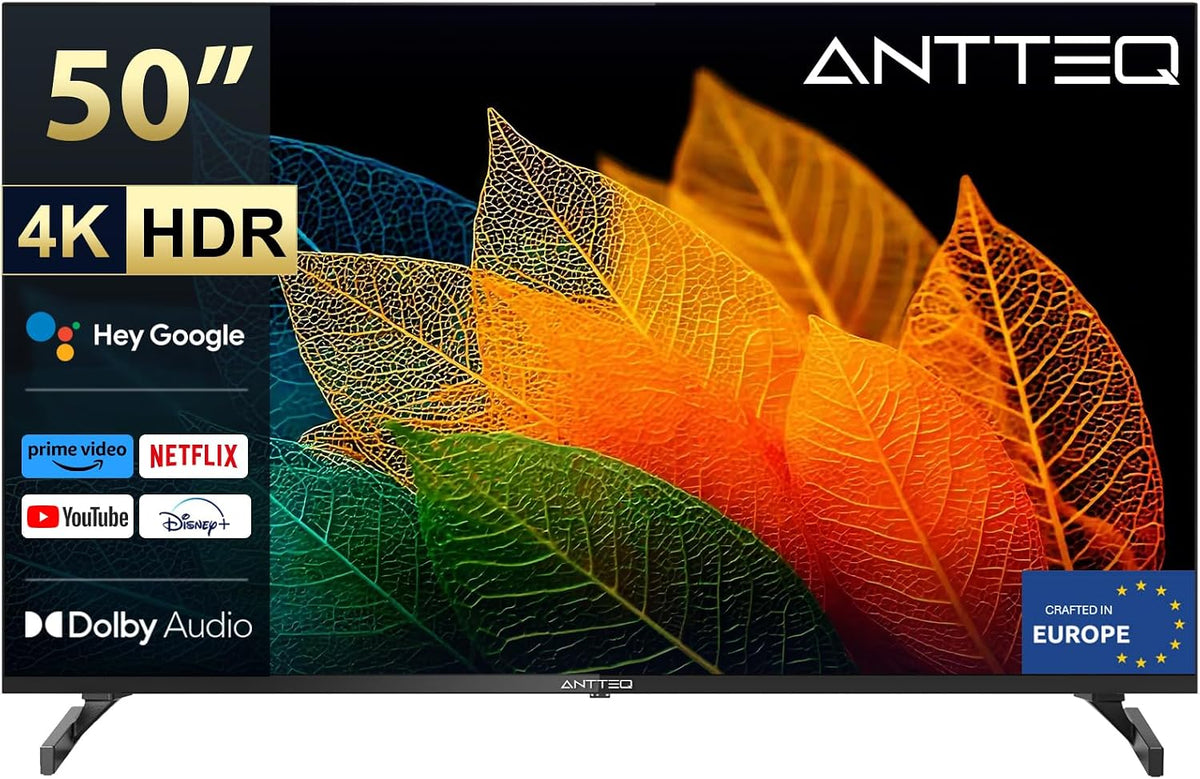 smart tv Antteq HDR10 50' 4K Bluetooth WiFi, Antteq S50 Smart TV 50' 4K Ultra HD Android TV, Google Assistant