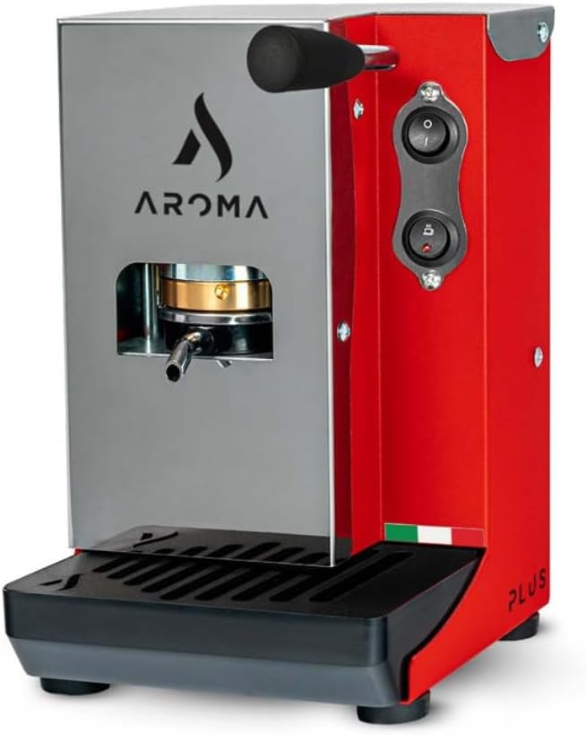 cialde e capsule di caffè AROMA MACCHINA DA CAFFE' rosso