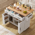 credenze mobili Huayz 91,5 cm pieghevole legno massello, Isola della cucina con piano di lavoro pieghevole