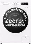 LG lavatrice F4NX1009NWB 9 kg Wi-Fi Libera installazione, 6 Motion Direct Drive, Lavaggio a Vapore Allergy Care
