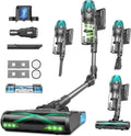 aspirapolvere Vexilar nero, Vexilar Aspirapolvere Senza Fili Potente 65000Pa/ 60Min, V15Max Aspirapolvere Lavapavimenti