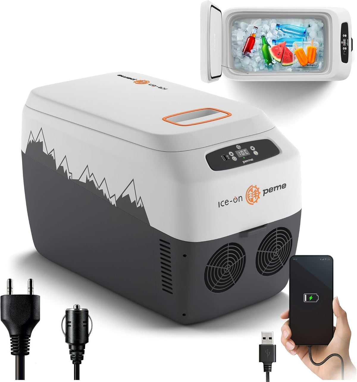 peme frigorifero 28,3L, doppia alimentazione 12V/230V