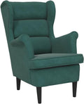 poltrona vidaXL verde scuro, Poltrona Verde Scuro Velluto