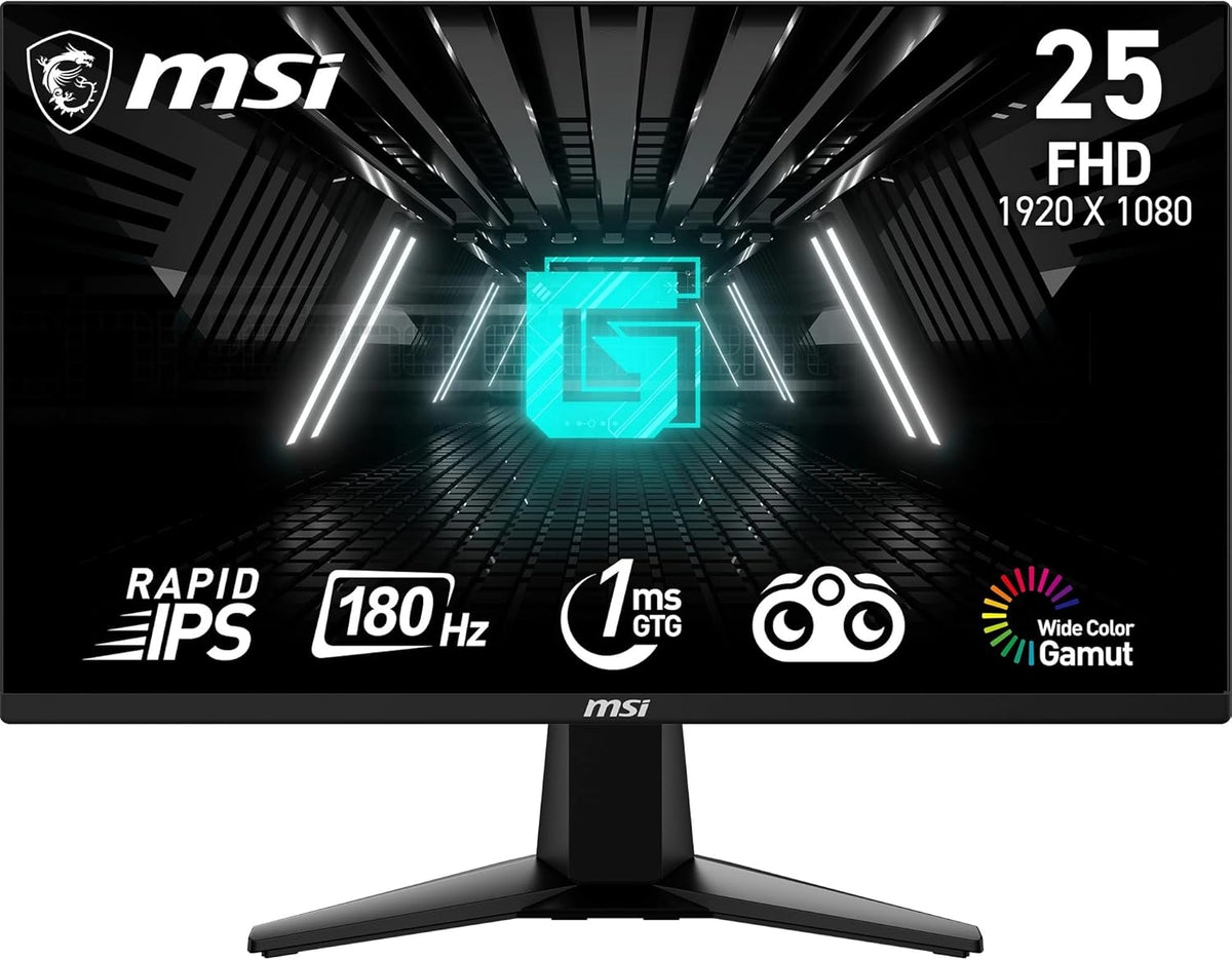 msi monitor G255F 24,5' blu, FHD (1920x1080), Adaptive SYNC, Night Vision, Less Blue Light - Display Port 1.2a / HDMI 2.0b