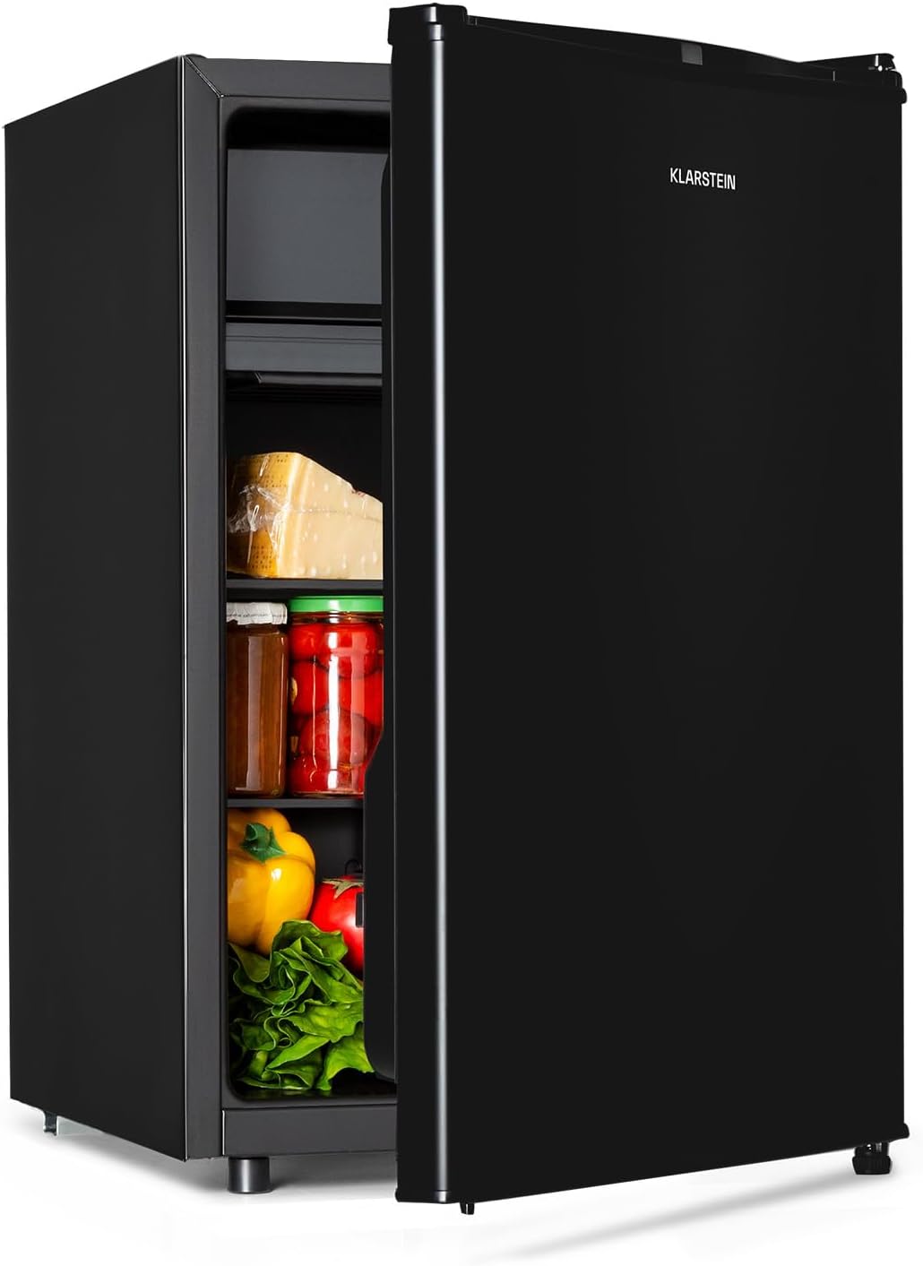 frigorifero KLARSTEIN 72 litri 42 dB nero, interno ed esterno neri, 7 livelli di raffreddamento