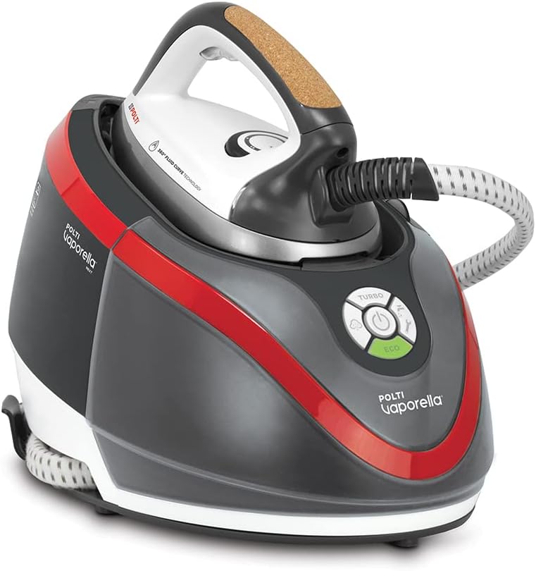 Polti ferri a caldaia 2200 W 350 g, Pressione fino a 6 Bar, Funzione Eco e Turbo, Autonomia Illimitata