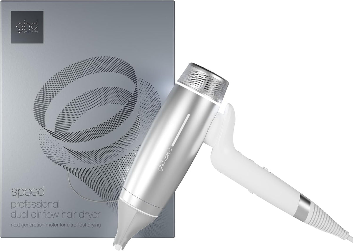 asciugacapelli ghd bianco, Asciugacapelli Professionale Ultra-Veloce a Ioni