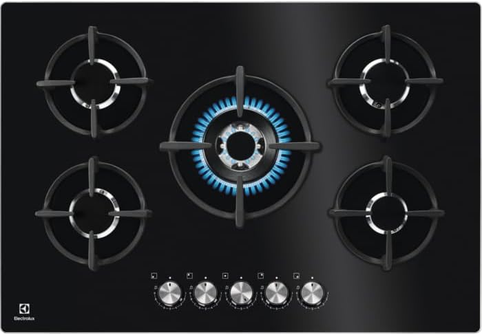 piano cottura Electrolux KGG75372K 74 cm Da incasso nero