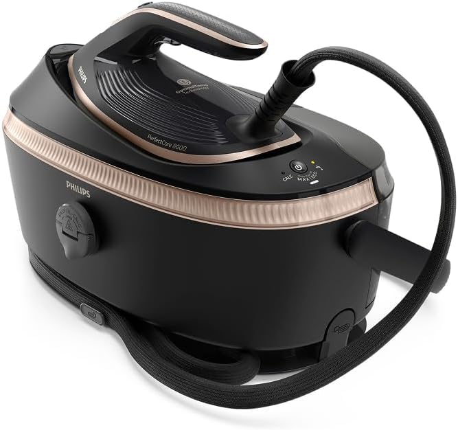 PHILIPS ferri a caldaia PSG8300 215 g 750 g 1,4 l, serie 8000, 750 g di colpo di vapore, facile da trasportare