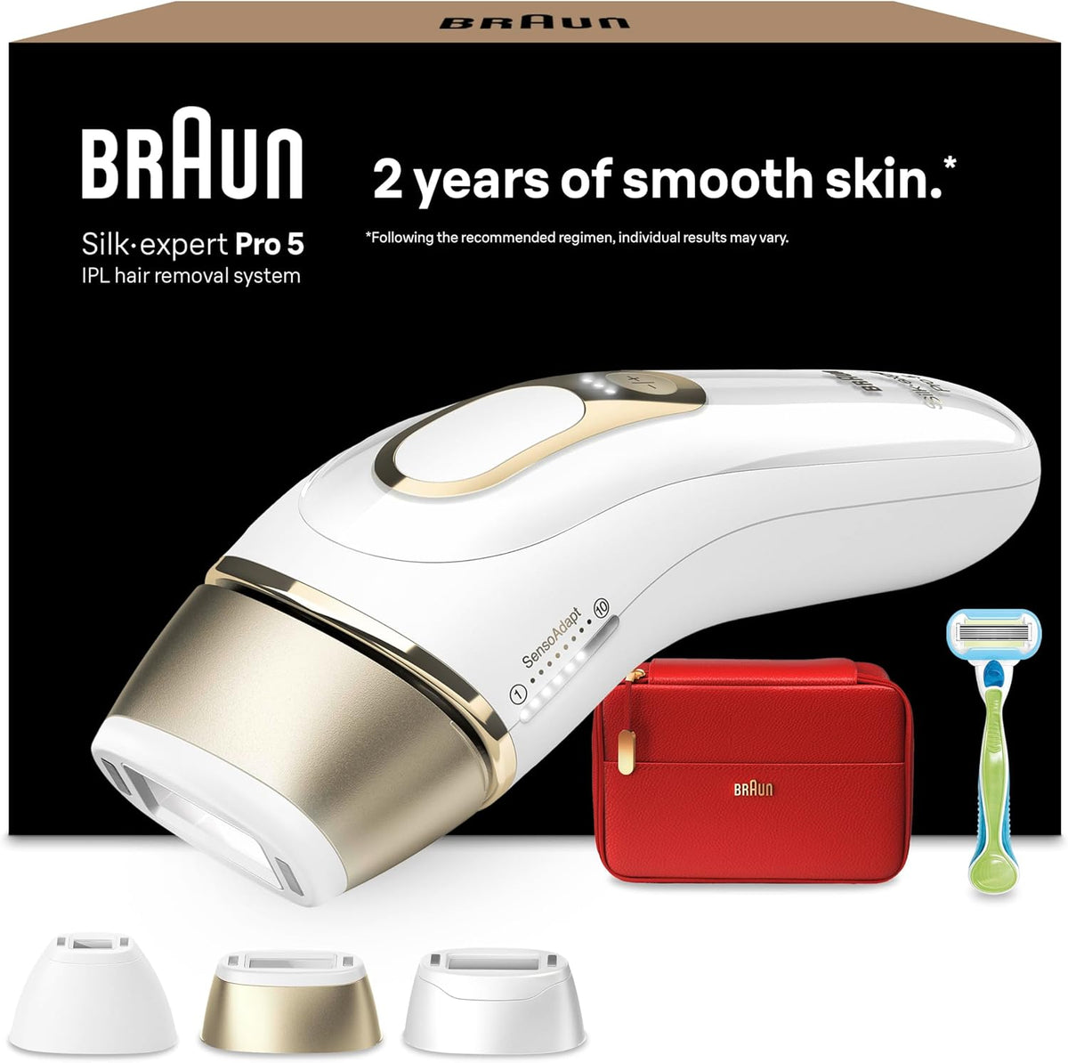 epilatori a luce pulsata Braun PL5262, Braun Silk·Expert Pro 5 Epilatore Luce Pulsata