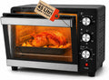 forno elettrico Wintem 1800W 45 Litri Multifunzione Ventilato con Timer, Inox