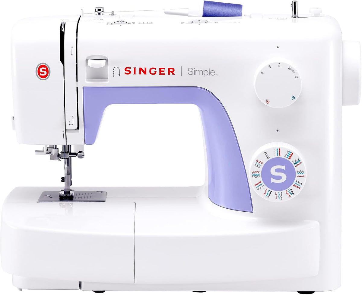 macchine da cucire semplici Singer 11.81 cm 5.8 Kg bianco, Singer Simple 3232 Macchina Da Cucire Con Braccio Libero