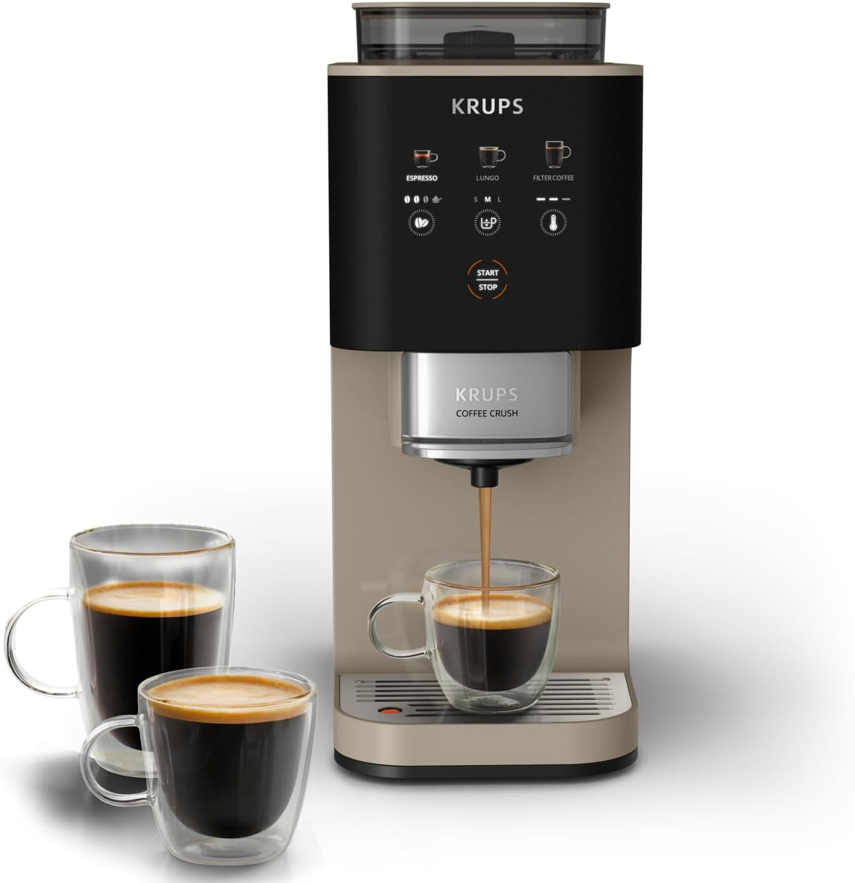 macchine da caffè tazza singola KRUPS SA402A, Krups Coffee Crush Extra, Macchina Caffè Automatica