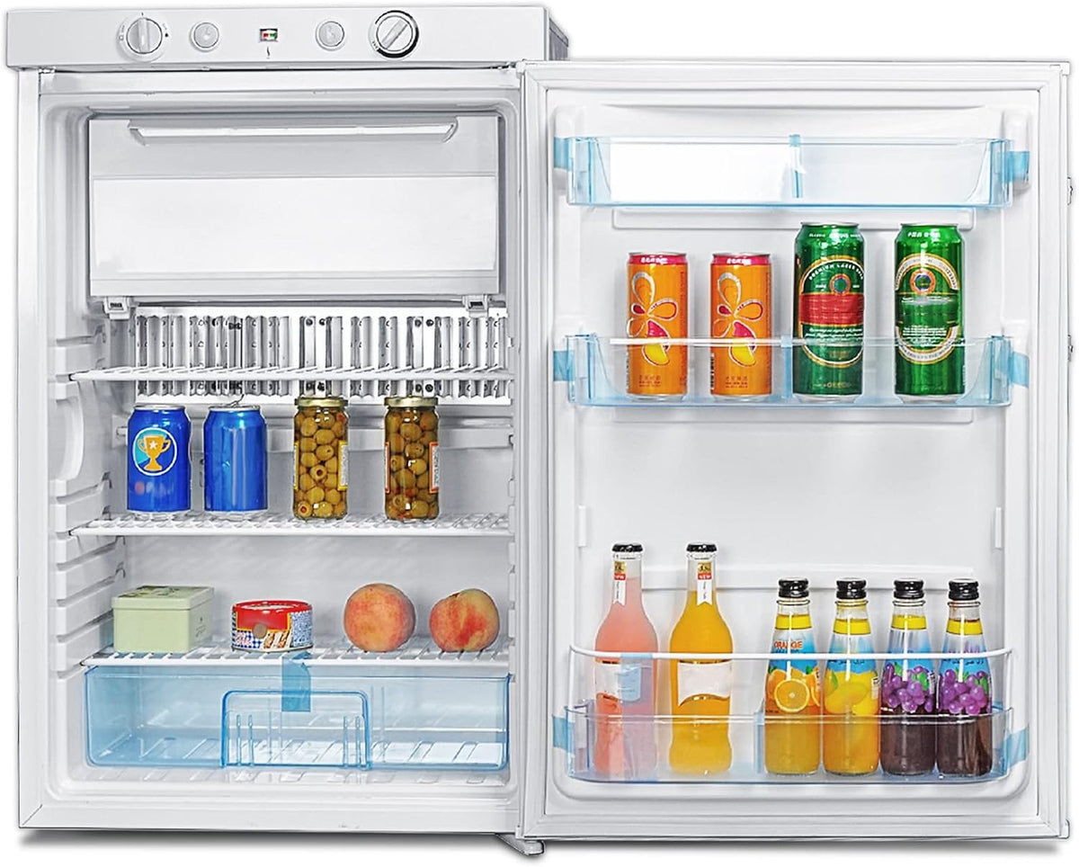 frigorifero Smad 100L a Gas bianco, Smad Frigo Trivalente 12V 220V Gas