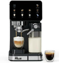 Don Feliz macchina da caffè 1350 W 1,5 l, con display LCD, serbatoio del latte da 500 ml, serbatoio dell'acqua da 1,5 l