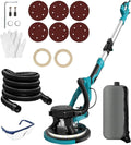 levigatrici a disco WAFOHSR 1250 W, Levigatrice For Cartongesso Elettrica Da 1250 W, Senza Polvere