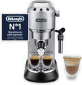 De'Longhi macchina da caffè EC685 15 cm argento, Compatibile con Cialde ESE, Montalatte Manuale per Cappuccino