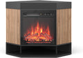 Vicco caminetti elettrici 100 cm nero