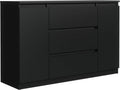 cassettiera meble masztalerz 78,5 cm con Cassetti nero