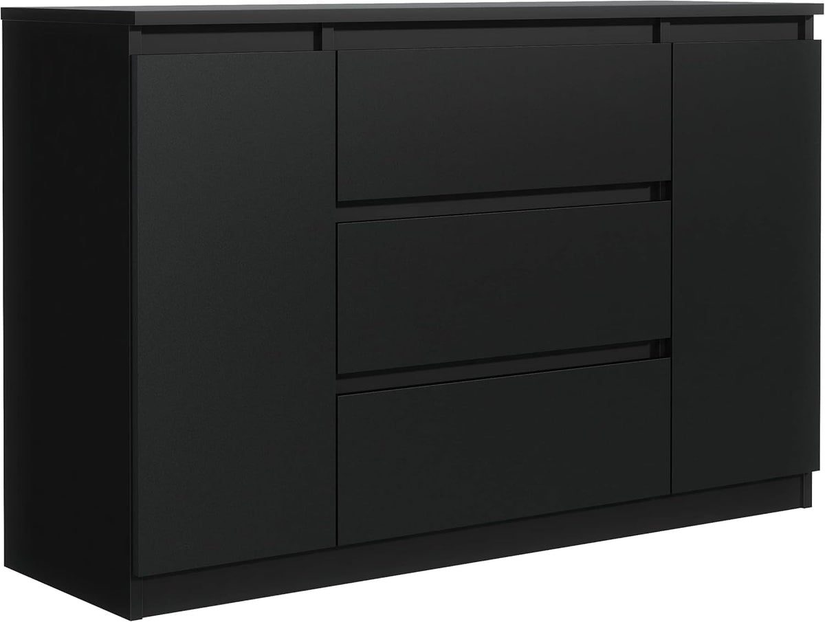 cassettiera meble masztalerz 78,5 cm con Cassetti nero