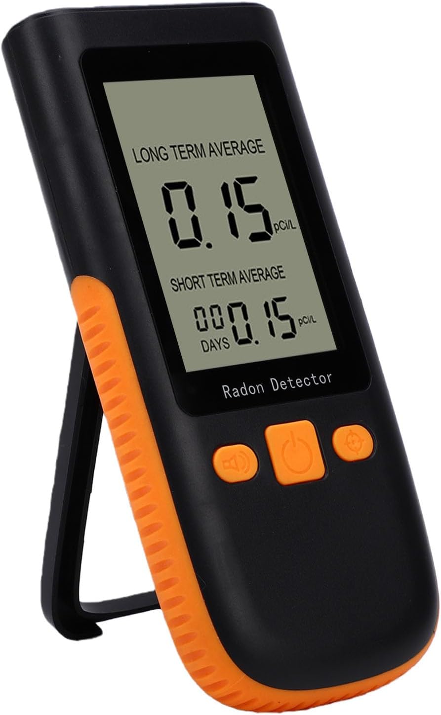 GOWENIC Misuratore di Radon 0-9999Bq/m³ con Schermo LCD