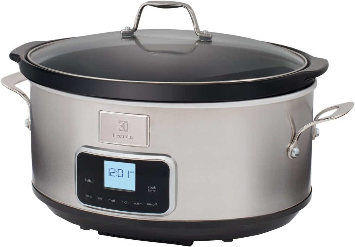 slow cooker Electrolux ESC7400 6.6 L argento, Inox