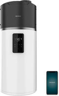 Cecotec scaldabagno 80L, Basso Consumo, Touch Screen, Controllo APP, R290, Temp. Fino a 75ºC